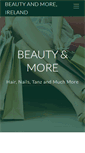 Mobile Screenshot of beautyandmore.ie
