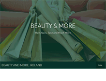 Tablet Screenshot of beautyandmore.ie